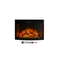 110-120V 28" infrared insert electric fireplace heater with fence